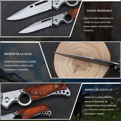 FlashEdge™ Navaja plegable con luz LED