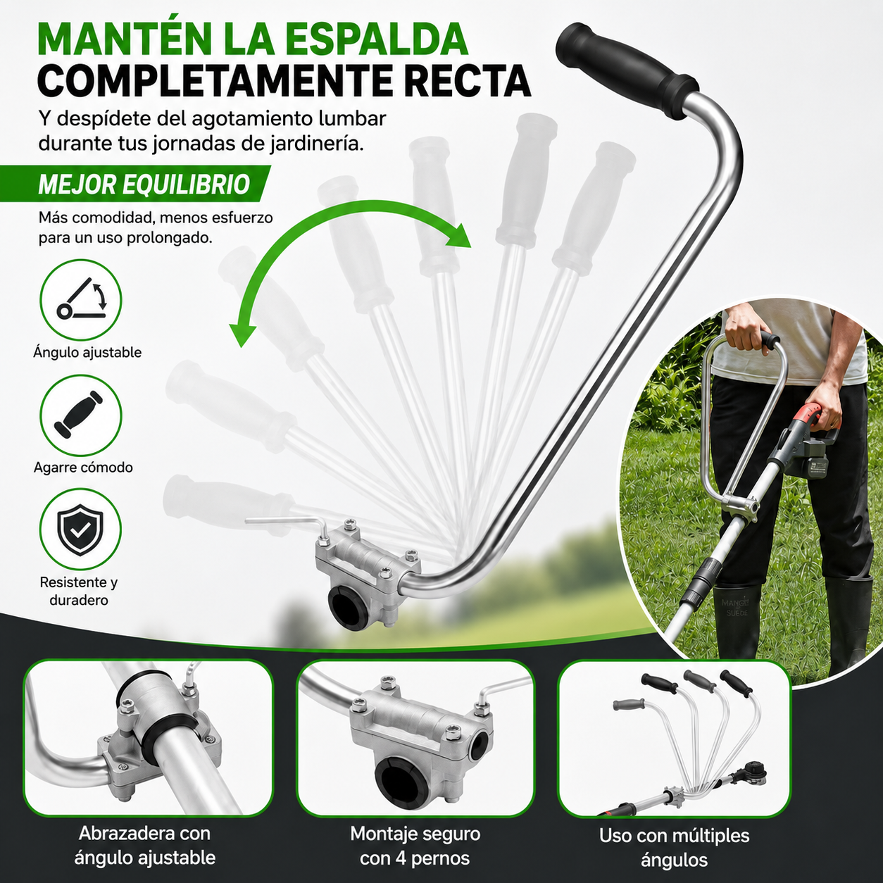 ErgoCaster™ Mango Auxiliar Ergonómico 🌿🌳