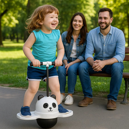 Panda Saltarín Con luces LED