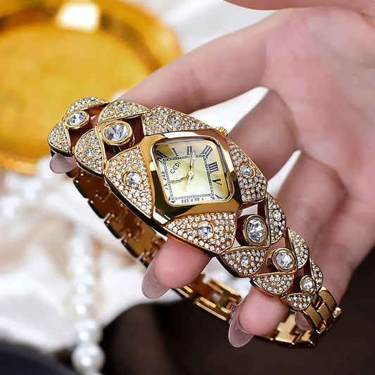 Reloj Crystelle de cuarzo Vintage + Caja Premium