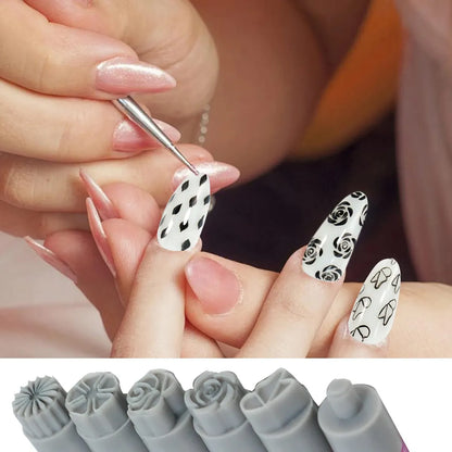 GlamStamp™ Kit de Pinceles para Uñas