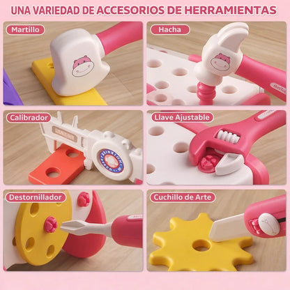 KidBuilder™ Set de Herramientas Montessori (92 Piezas)