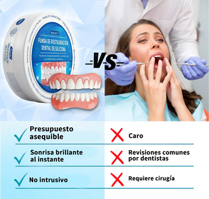 Sonrisa perfecta™ Prótesis de Silicona superior