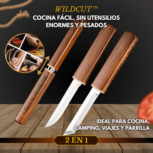 WildCut™ juego de Cuchillos 2 en 1