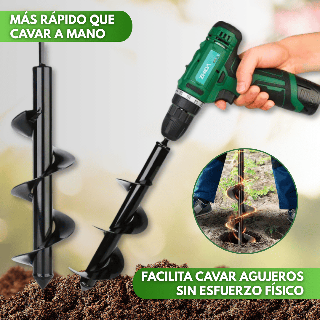 GroundDrill™ Perforador de Tierra para Taladro