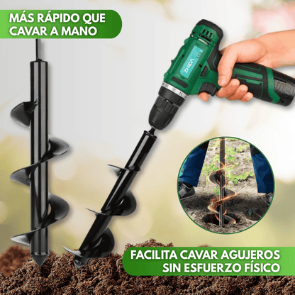 GroundDrill™ Perforador de Tierra para Taladro