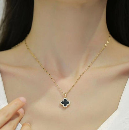 Charm de la Fortuna ® Collar Trebol de 4 hojas - Box Estilo Colombia - trebol