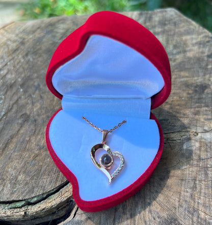 Collar Te amo en 100 idiomas Corazón - Tienda Ufun -