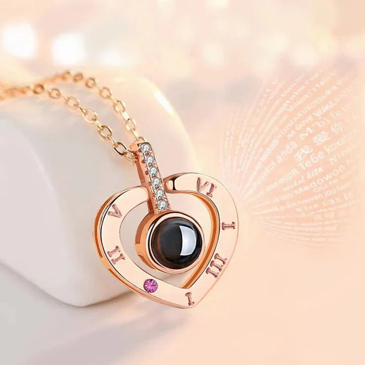 Collar Te Amo en 100 idiomas - Tienda Ufun - 10082