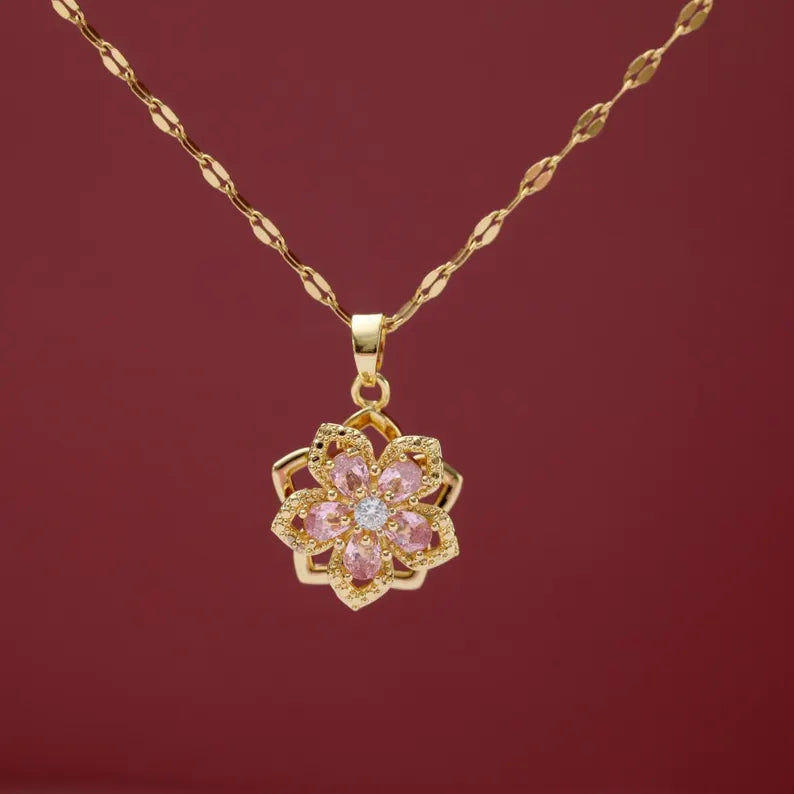 Collar Princesa Mulan + Tarjeta y Caja de Regalo