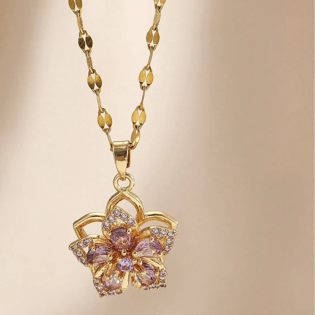 Collar Princesa Mulan + Tarjeta y Caja de Regalo