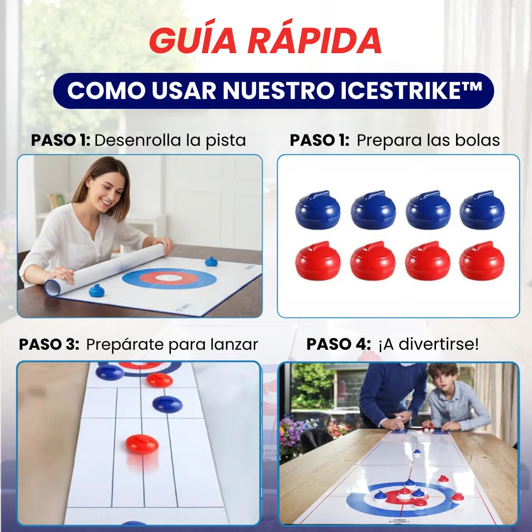 IceStrike™ Juego de Curling de mesa UPSELL