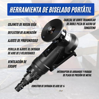 EdgePro™ Maquina Neumática de Biselado