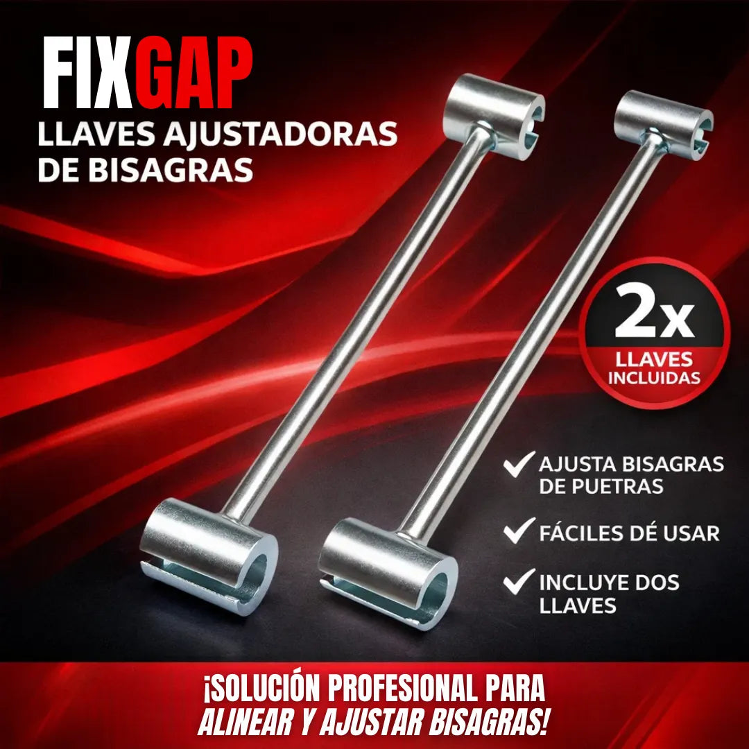FixGap™ Llaves Ajustadoras de Bisagras (x2 Llaves) UPSELL