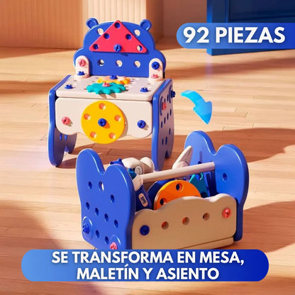 KidBuilder™ Set de Herramientas Montessori (92 Piezas)