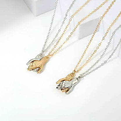 Par Collares Manos de amor