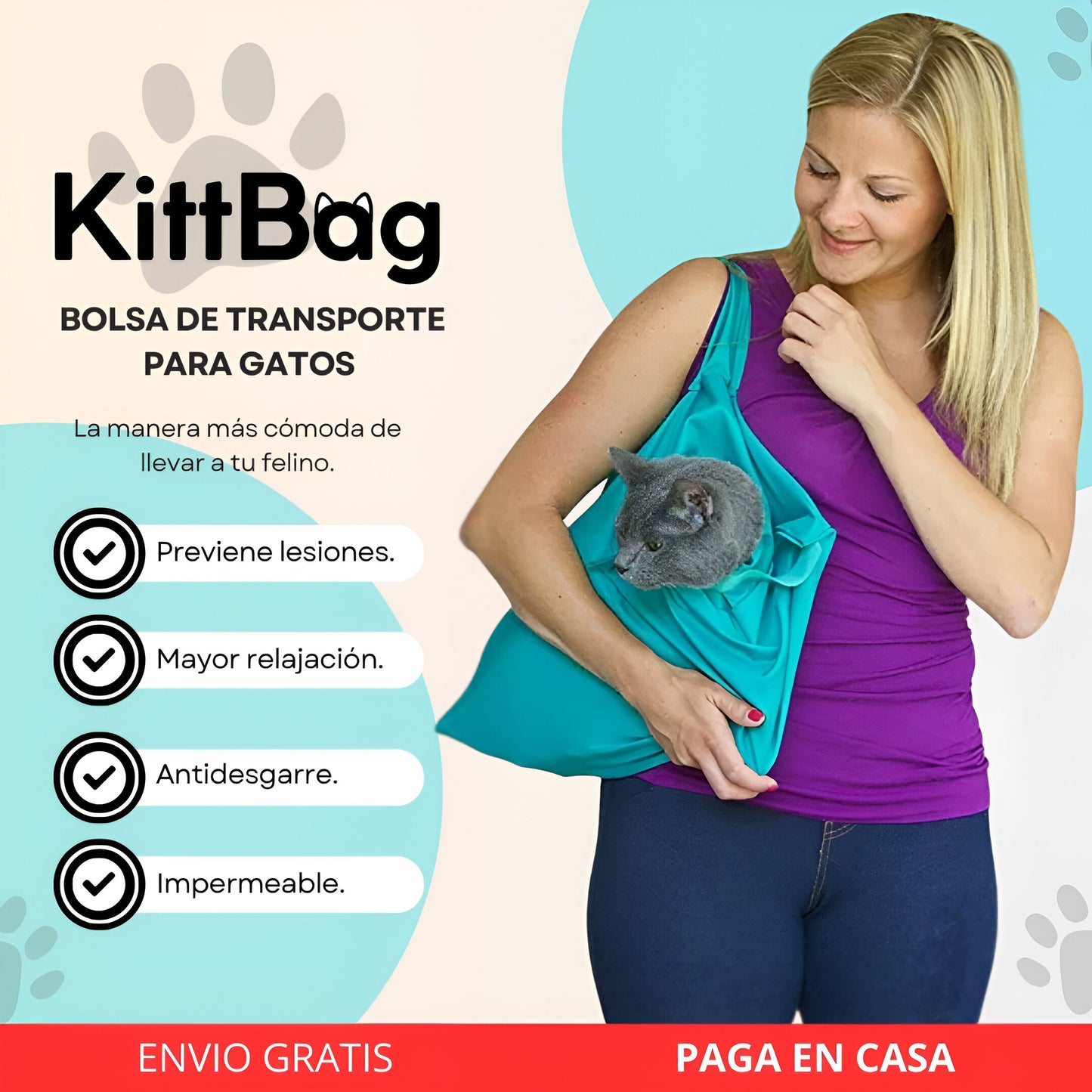 Compre uno y obtenga otro GRATIS: KittBag Bolsa de transporte para gatos