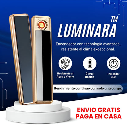Luminara™ | Encendedor Resistente al viento y salpicaduras Negro UPSELL
