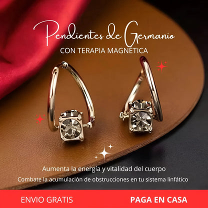 Par Pendientes de germanio con terapia magnética (🔥Descuento por tiempo limitado 🔥)