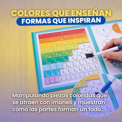 FractionLab™ Libro de fracciones magnéticas