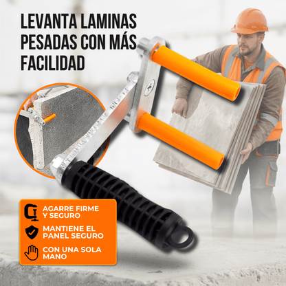 PanelGrip™ Pinza de Fácil Elevación para Láminas y Paneles